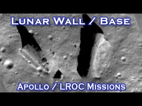 Lunar Base, Wall Imaged By NASA During Both