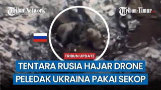 Drone FPV Ukraina Gagal Meledak di Parit Pasukan Rusia, Berakhir Pukuli denhan Sekop