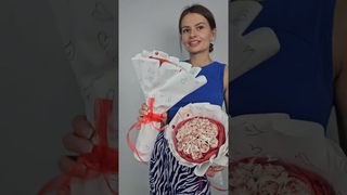 Букет роз из шоколада с сублимированной клубникой . Очень вкусно.  Съедобные букеты в Воронеже