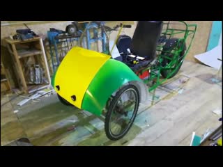 VElTrike2.0. Самодельный электротрайк под кабину 3. Задняя часть / Prototype Homemade Electric Trike