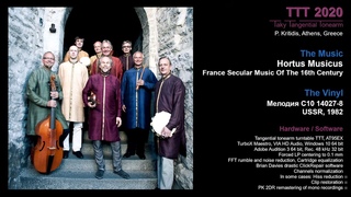 Hortus Musicus France Secular Music of the 16th Century