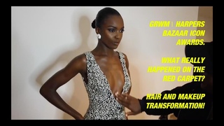 LEOMIE ANDERSON, HARPERS BAZAAR ICON AWARDS GRWM