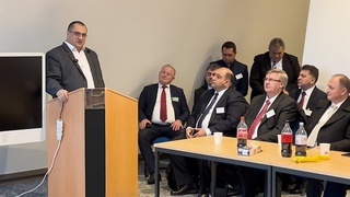 Întâlnire în Parlamentul European - Cristian Terheș cu grupul de pastori Evanghelici din România