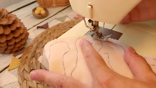 Part 4. Waldorf Inspired Baby doll making tutorials. Transferring the pattern and sewing  DIY