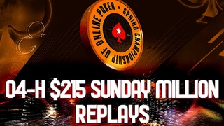 SCOOP 2021 04-H $215 Sunday Million SE PKO Final Table $1,25M GTD Poker Replays