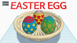 1DAY_1CAD EASTER EGG (Tinkercad : Know-how / Style / Education)