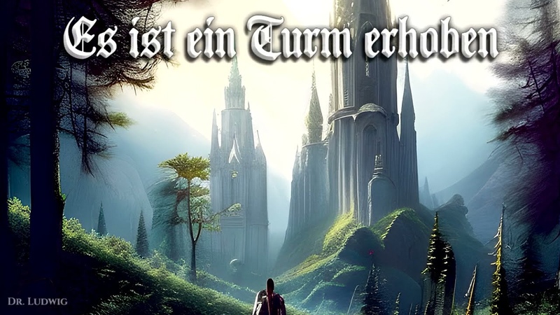 Es ist ein Turm erhoben German neofolk song + English
