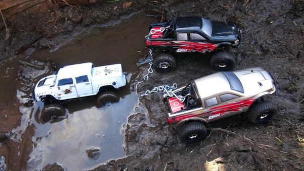 RC ADVENTURES Muddy Micro 4x4 RC Trucks Get Down Dirty in BOG o F