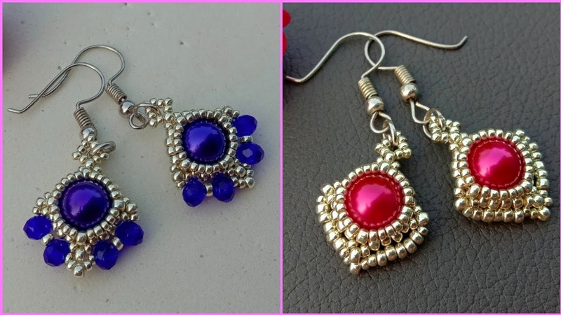 Cute Elegant Pearl Earrings Making At Home, , Jewelry Making Tutorials, , Useful