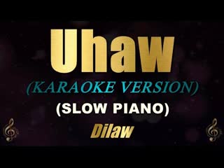 Uhaw - Dilaw (Slow Piano Version Karaoke)