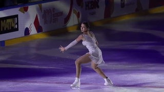Камила Валиева показательный номер "Танцы на стклах"