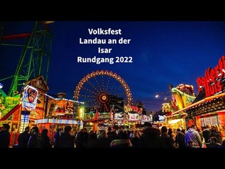Volksfest Landau an der Isar Rundgang 2022