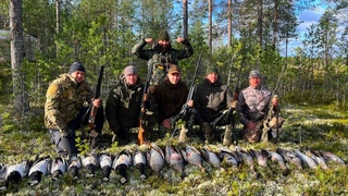 Охота на гуся/Залом гусь попер/Карелия закрытие сезона