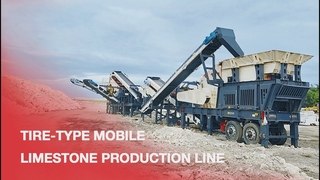 Tire-type Mobile Limestone Production Line
