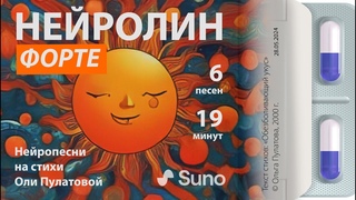 НЕЙРОЛИН ФОРТЕ (2024) | Нейропесни на стихи Оли Пулатовой I Suno AI