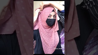1 Minute Wedding Hijab Tutorial || Full coverage Hijab Style || #hijabtutorial #shorts #ytshorts