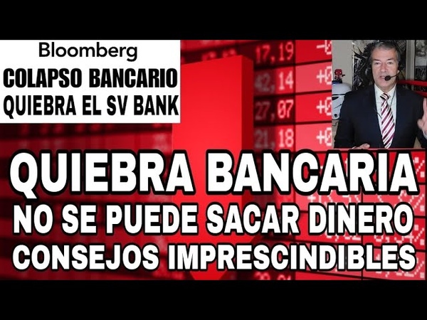 ALERTA. YA EMPIEZA LA QUIEBRA BANCARIA. 3 CONSEJOS