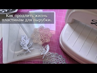 Как продлить жизнь пластинам для вырубки. Скрапбукинг