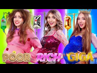 Богатая vs Бедная vs Гига Богатая Беременная в Больнице! Кто Влюбится в Доктора