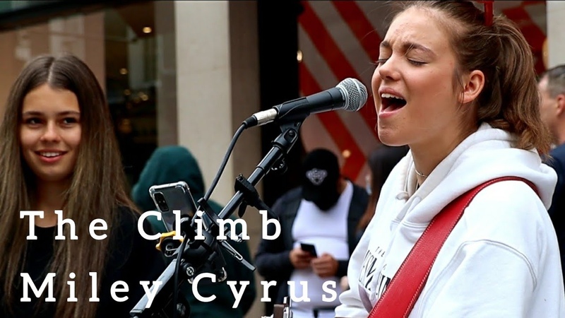 ONE INCREDIBLE DUET The Climb by Miley Cyrus, Allie Sherlock Saibh
