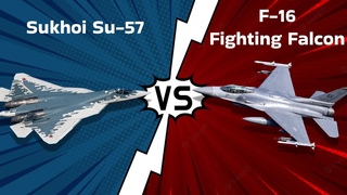 Sukhoi Su-57 vs F-16 Fighting Falcon - Fighter Jets