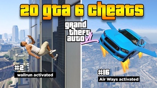 TOP 20 GTA 6 CHEATS EVERYONE WANTS !