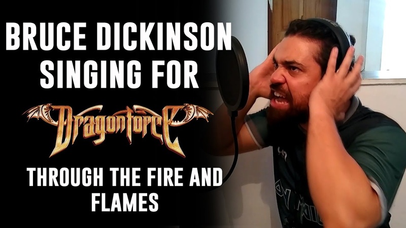 What if Bruce Dickinson sang for DRAGONFORCE Through The Fire and Flames feat. Aquiles