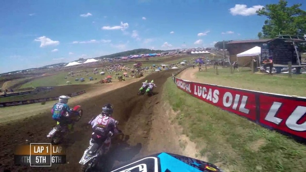 Go Pro: Shane Mcelrath Moto 1 Muddy Creek MX Lucas Oil Pro Motocross Championship