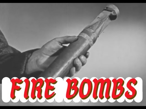 HOW TO DISPOSE OF MAGNESIUM FIRE BOMBS WWII ERA CIVIL DEFENSE TRAINING FILM