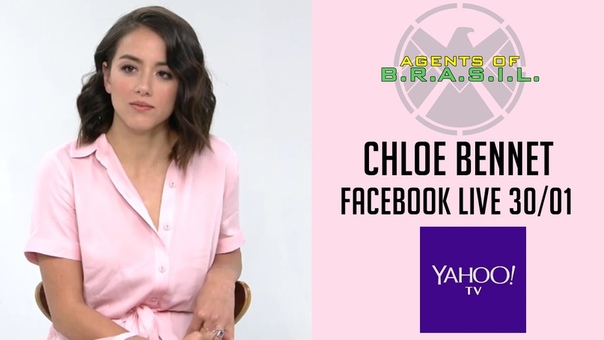 Chloe Bennet na Facebook Live Yahoo TV
