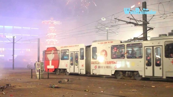 Berlin Alexanderplatz Silvester 2013,