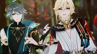 【 原神 MMD / Genshin Impact MMD 】 Side To Side 【 Al Haitham , Kaveh ( アルハイゼン 、 カーヴェ 】
