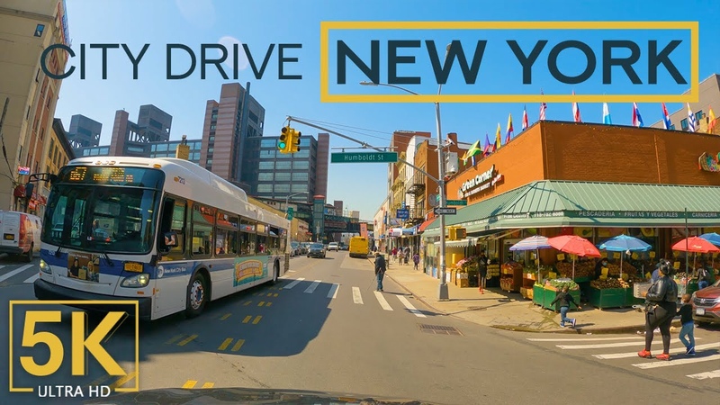 5 K Discovering New York State Driving through Brooklyn 2 HRS City Drive Video + Energetic