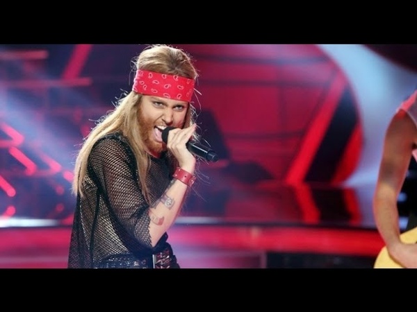 Tu cara me suena Edurne imita a Axl Rose de Guns N