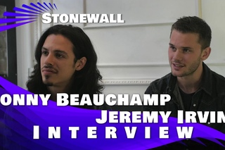 Jeremy Irvine and Jonny Beauchamp Exclusive Interview: Stonewall