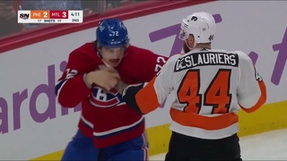 Nicolas Deslauriers vs Arber Xhekaj, November 19, 2022