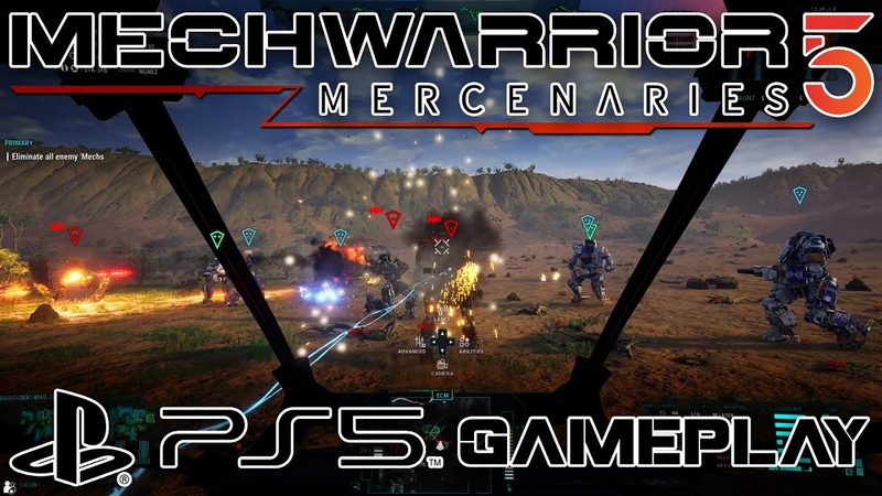 Mech Warrior 5 Mercenaries PS5 Gameplay Mech