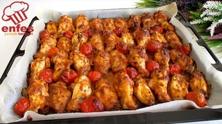 İDDİA EDİYORUM BU TARİFTEN SONRA MANGALDA TAVUK YAPMAYACAKSINIZ :) FIRINDA ENFES SOSLU KANAT TARİFİ😋