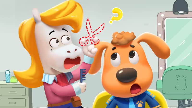 Who Stole My Golden Scissors, Kids Safety Tips, Kids Cartoon, Sheriff Labrador, Baby