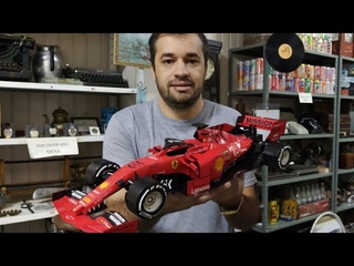Miniatura grande da Ferrari 2019 fórmula1, passo a passo, quase 50cm, Papercraft