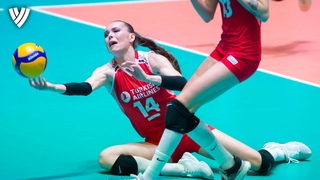 Eda Erdem’s GREATEST ACTIONS of Olympic Qualification FINAL! | Highlights Volleyball World