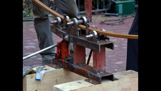 ТРУБОГИБ самодельный ручной для профильной трубы ( tube bender )