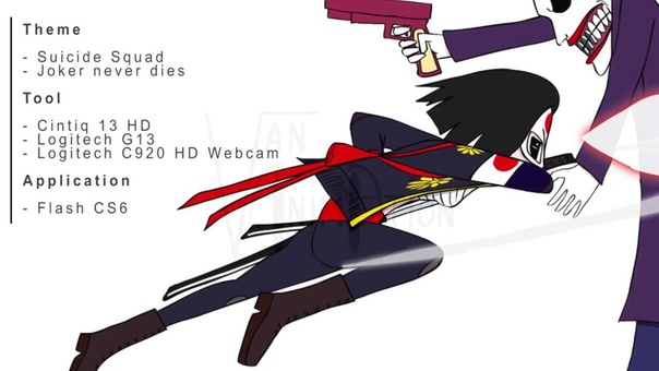 Van Animation Suicide Squad Joker never