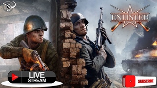 LIVE #2Enlisted Знакомство с игрой. Качаем авиацию. #enlisted