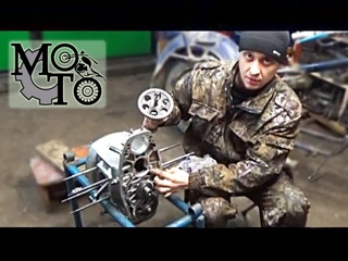Сборка двигателя мотоцикла Днепр (часть 2). Установка шестерен ГРМ, передней крышки ГРМ.