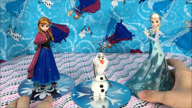 Обзор Эльзы, Анны и Олафа от Bandai, Disney Frozen Elsa, Anna Olaf Figuarts Zero