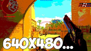 Играю на Самых Низких Настройках Графики (CS2) , 640x480 разрешение Cs2