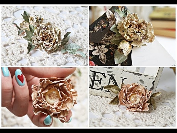How to make fluffy flowers from G45
