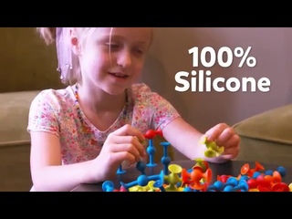 Конструктор-присоски SquigzFat Brain ToysКонструктор “Mini Squigz“