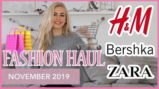 HERBST / WINTER HAUL - ZARA, H&M, BERSHKA TRY-ON | 2019 | Blanca Friedrich